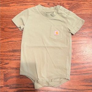 Carhartt toddler Sage Green Short Sleeve Tee
